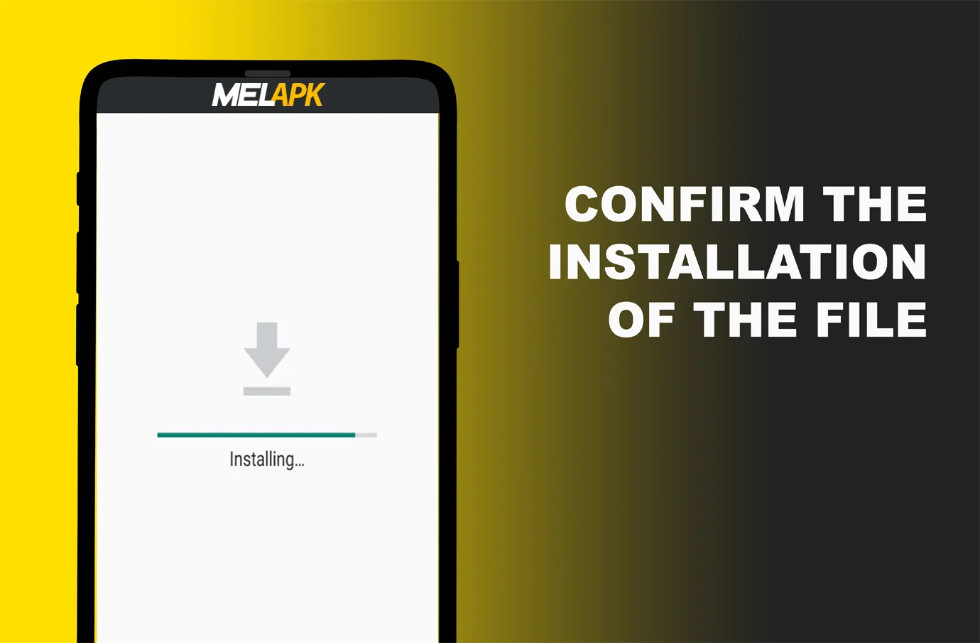 الخطوة 4: تثبيت تطبيق Melbet
